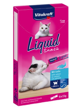 Vitakraft Cat Liquid-Snack z Łososiem 6x15g [16423]