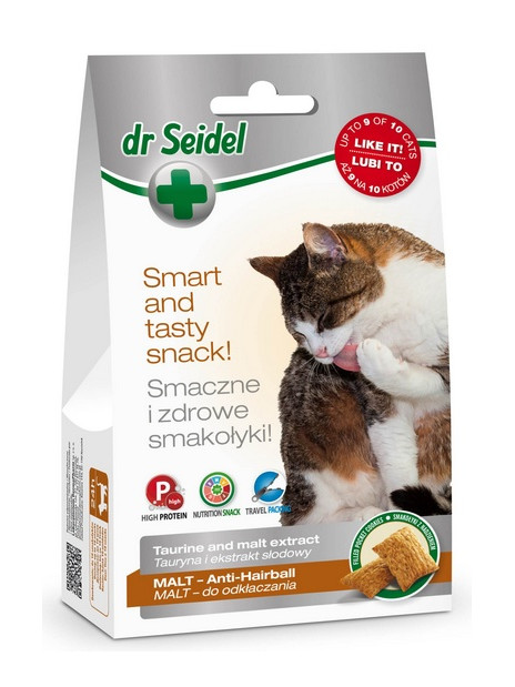 Dr Seidel Smakołyki dla kotów malt - odkłaczanie  50g