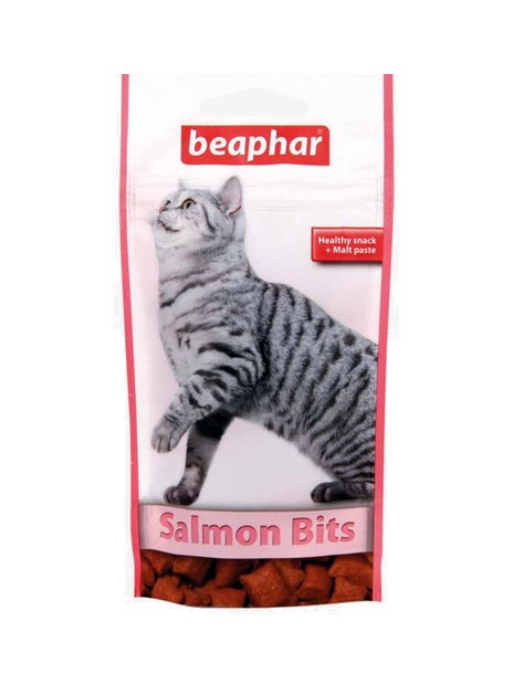Beaphar Salmon Bits + Malt pasta łososiowa 35g