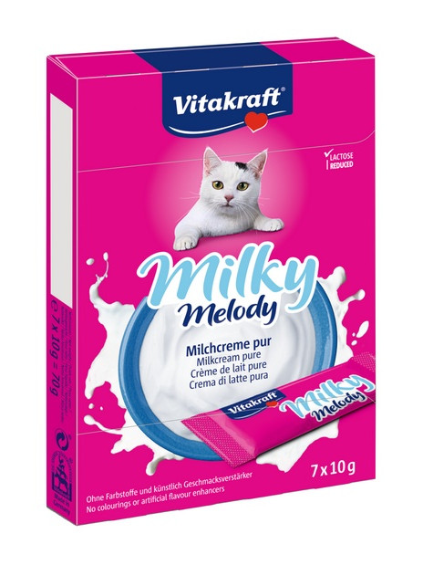 Vitakraft Cat Milky Melody krem z mleka 70g [28818]