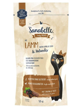 Sanabelle Snack Jagnięcina & Czarny bez 55g
