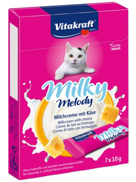 Vitakraft Cat Milky Melody krem z mleka i sera 70g [28819]