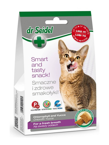 Dr Seidel Smakołyki dla kotów na świeży oddech 50g