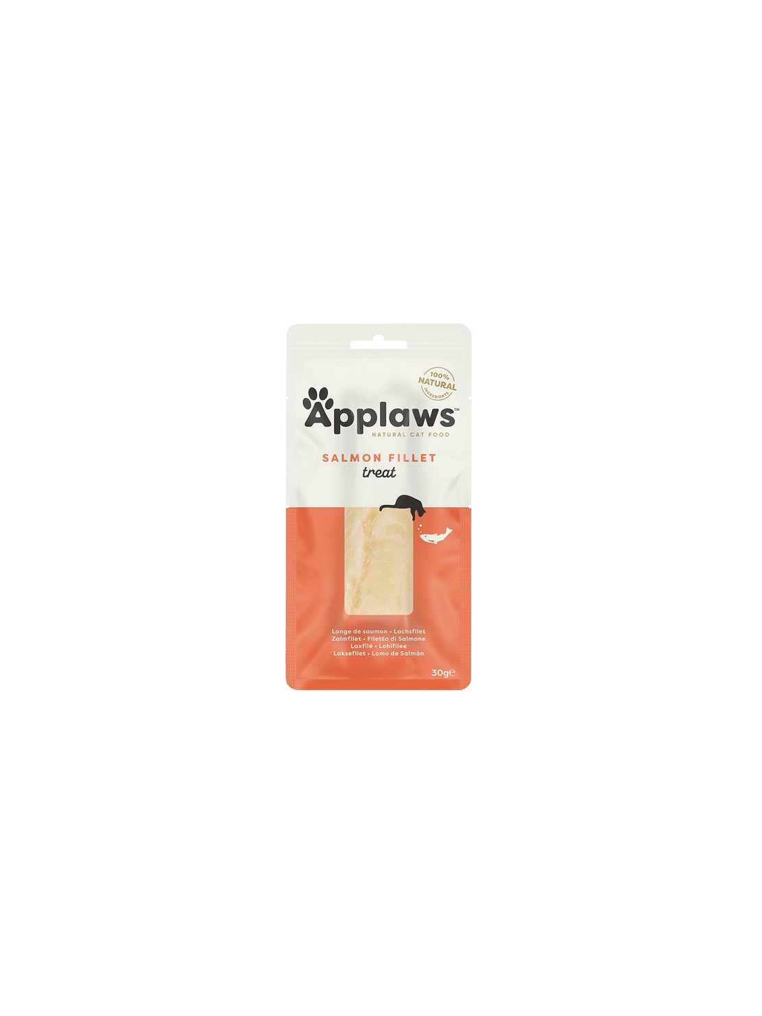 Applaws Natural Cat Loin Suszona polędwica z łososia 30g