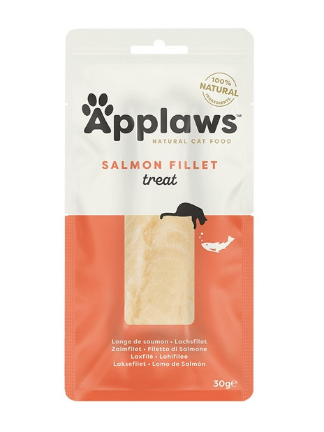 Applaws Natural Cat Loin Suszona polędwica z łososia 30g