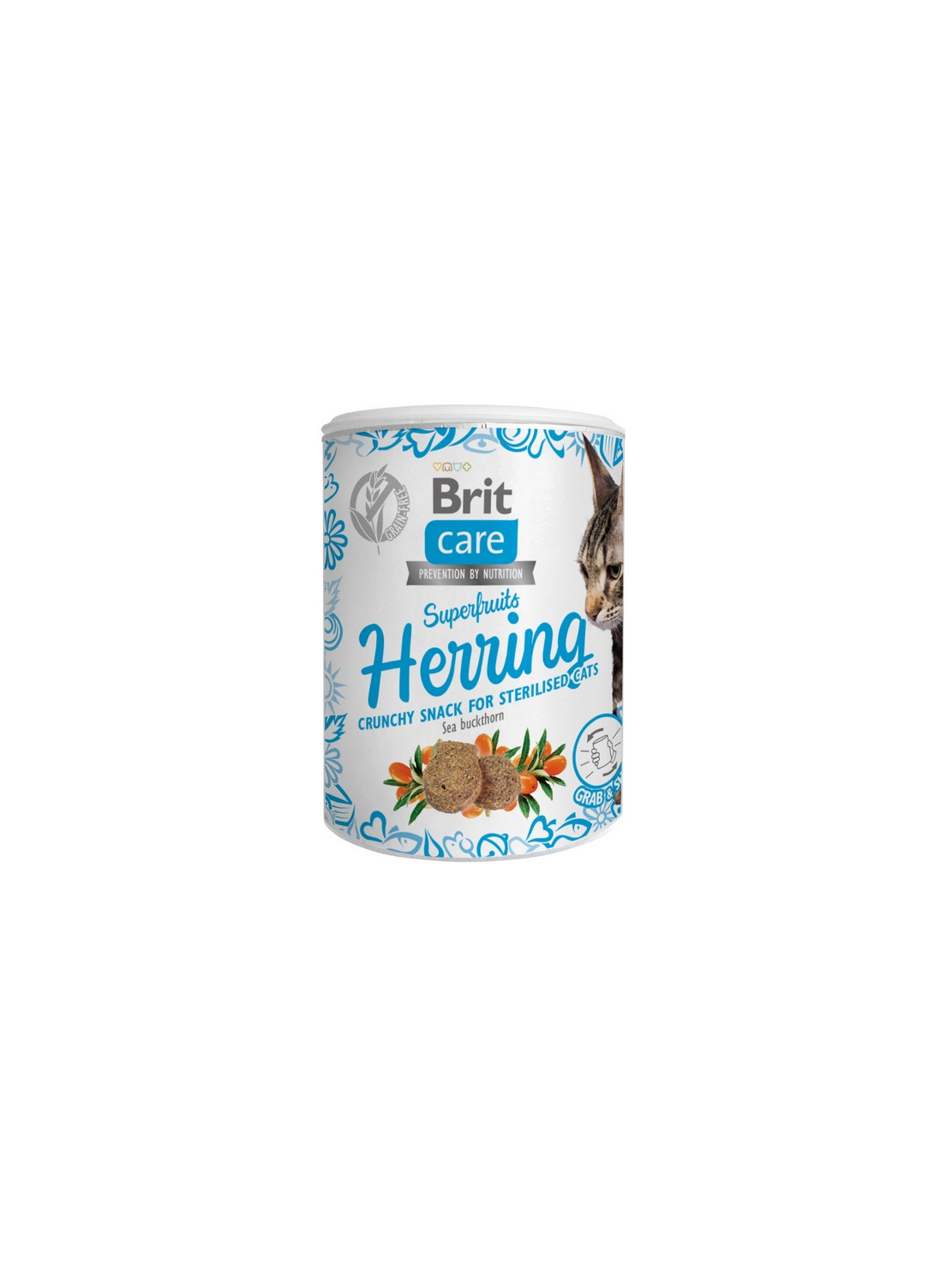 Brit Care Cat Snack Superfruits Herring 100g