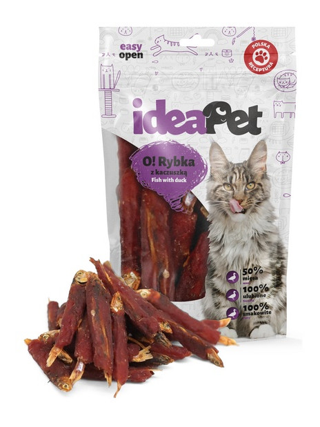 IdeaPet O! Kot Ryba z kaczką 60g