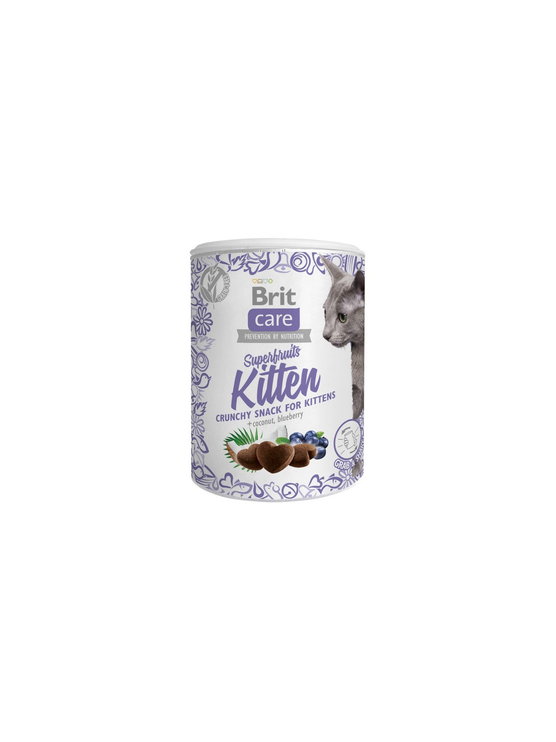Brit Care Cat Snack Superfruits Kitten 100g