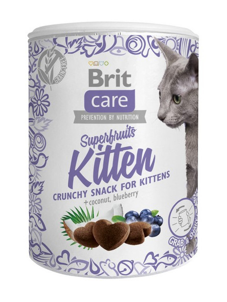 Brit Care Cat Snack Superfruits Kitten 100g