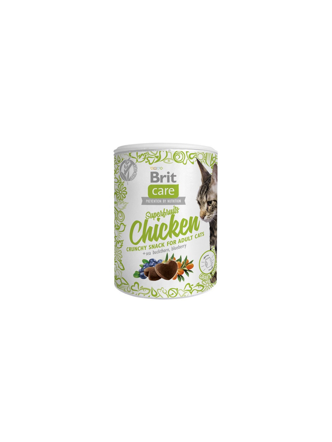 Brit Care Cat Snack Superfruits Chicken 100g