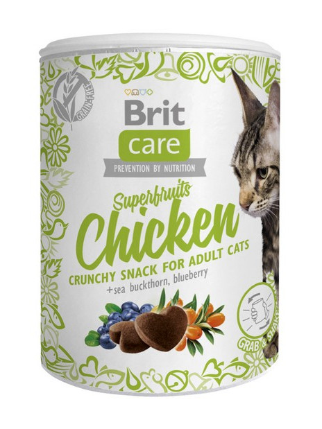 Brit Care Cat Snack Superfruits Chicken 100g