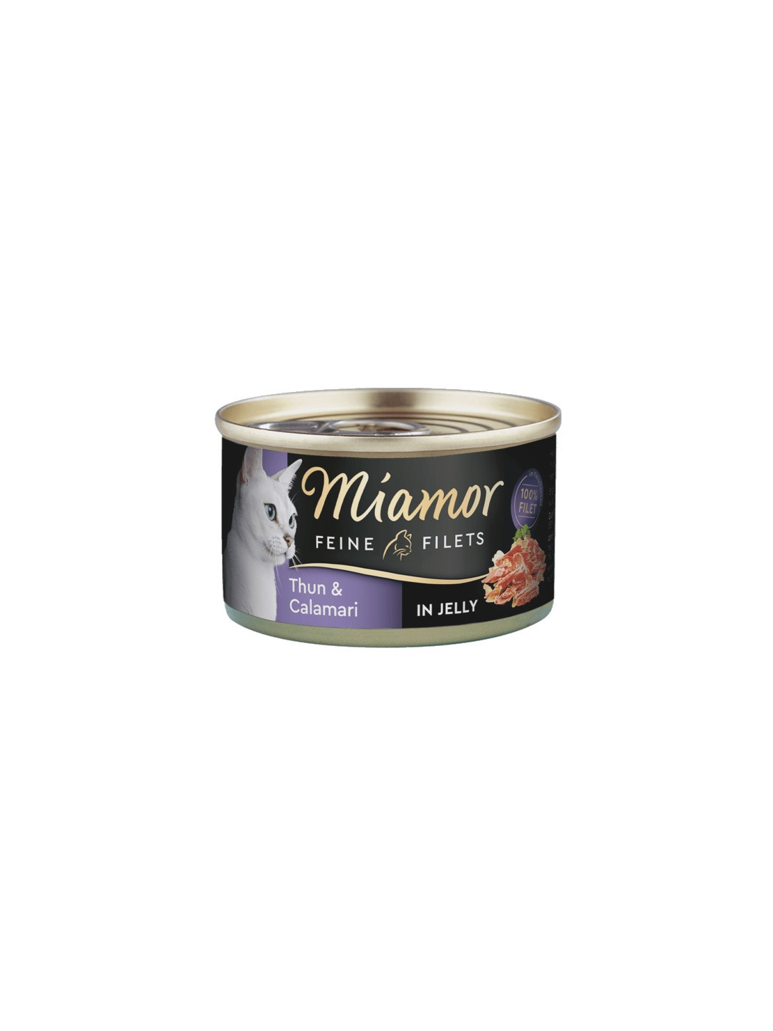 Miamor Feine Filets Dose Thunfisch & Calamari - tuńczyk i kalmary 100g