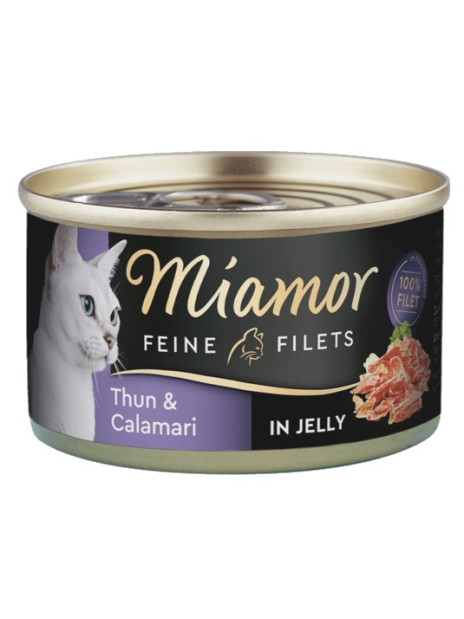 Miamor Feine Filets Dose Thunfisch & Calamari - tuńczyk i kalmary 100g