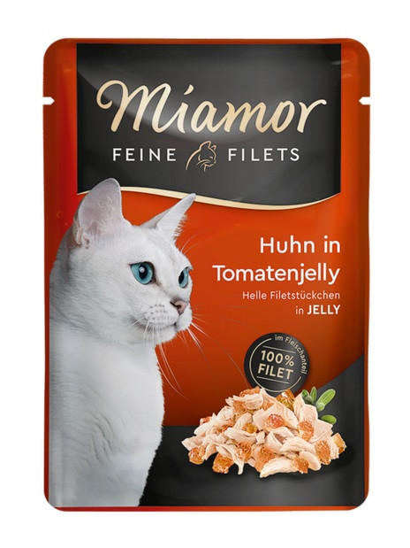 Miamor Feine Filets Kurczak & Galaretka pomidorowa saszetka 100g
