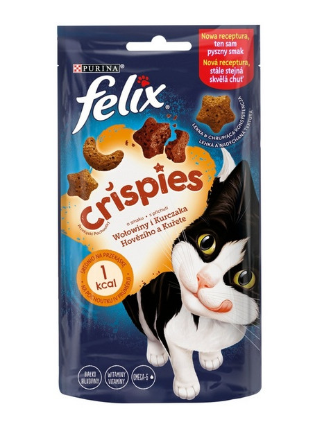 Felix Crispies Wołowina i Kurczak 45g