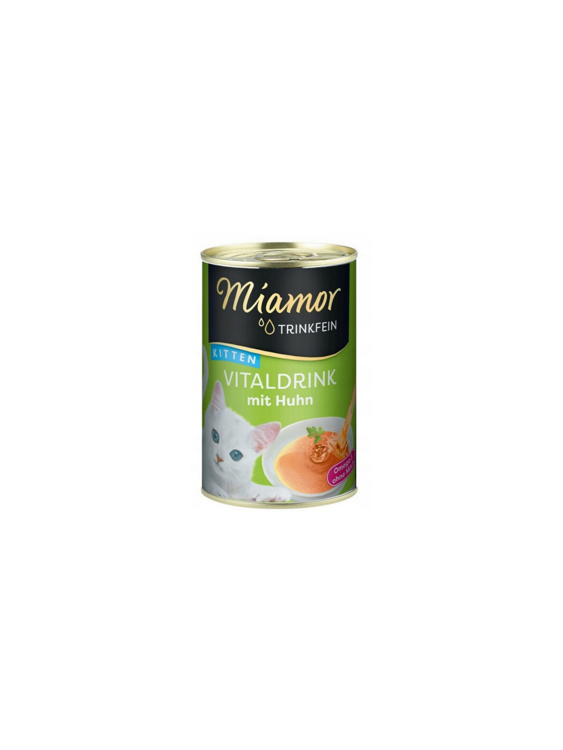 Miamor Vitaldrink Kitten z kurczakiem puszka 135g