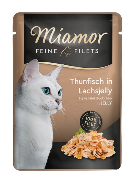 Miamor Feine Filets Tuńczyk & Galaretka łososiowa saszetka 100g