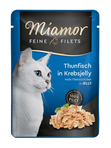 Miamor Feine Filets Tuńczyk & Galaretka krabowa saszetka 100g