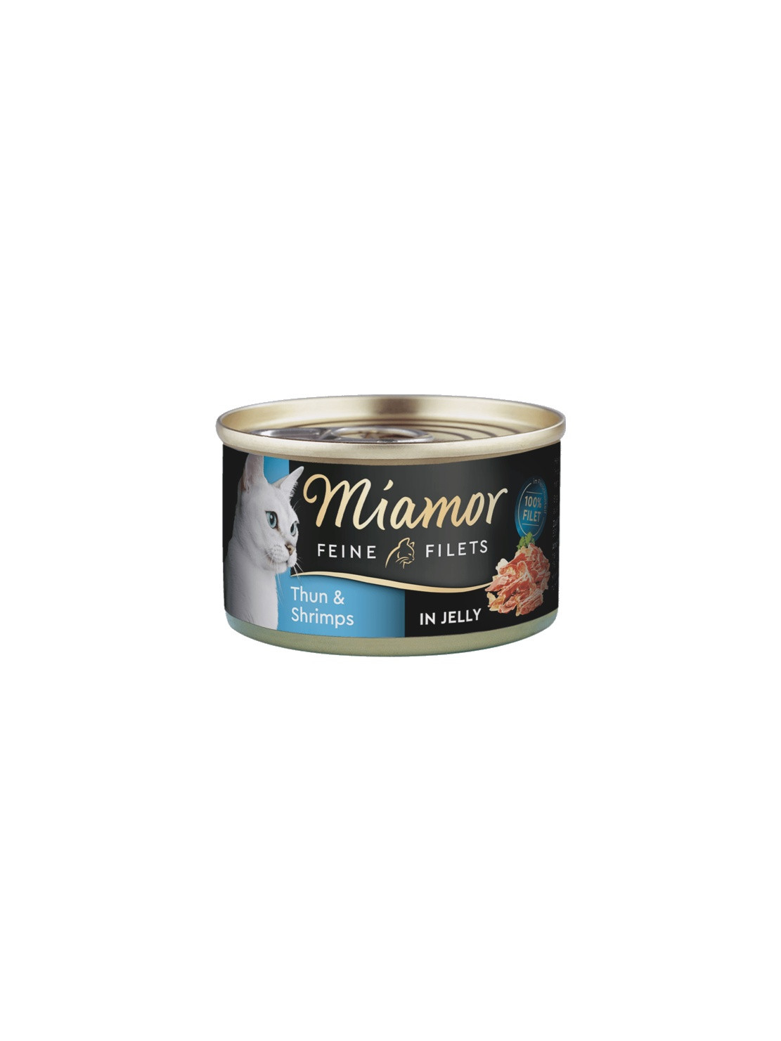 Miamor Feine Filets Dose Thunfisch & Shrimps - tuńczyk i krewetki 100g