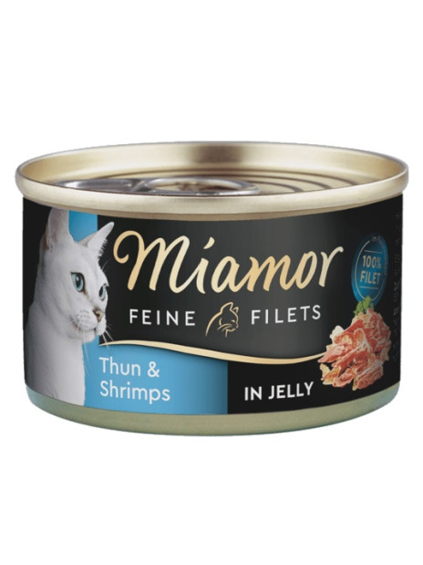Miamor Feine Filets Dose Thunfisch & Shrimps - tuńczyk i krewetki 100g