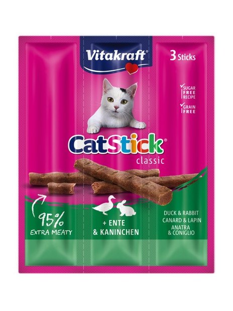 Vitakraft Cat Stick Classic Kaczka i Królik 18g [18200]