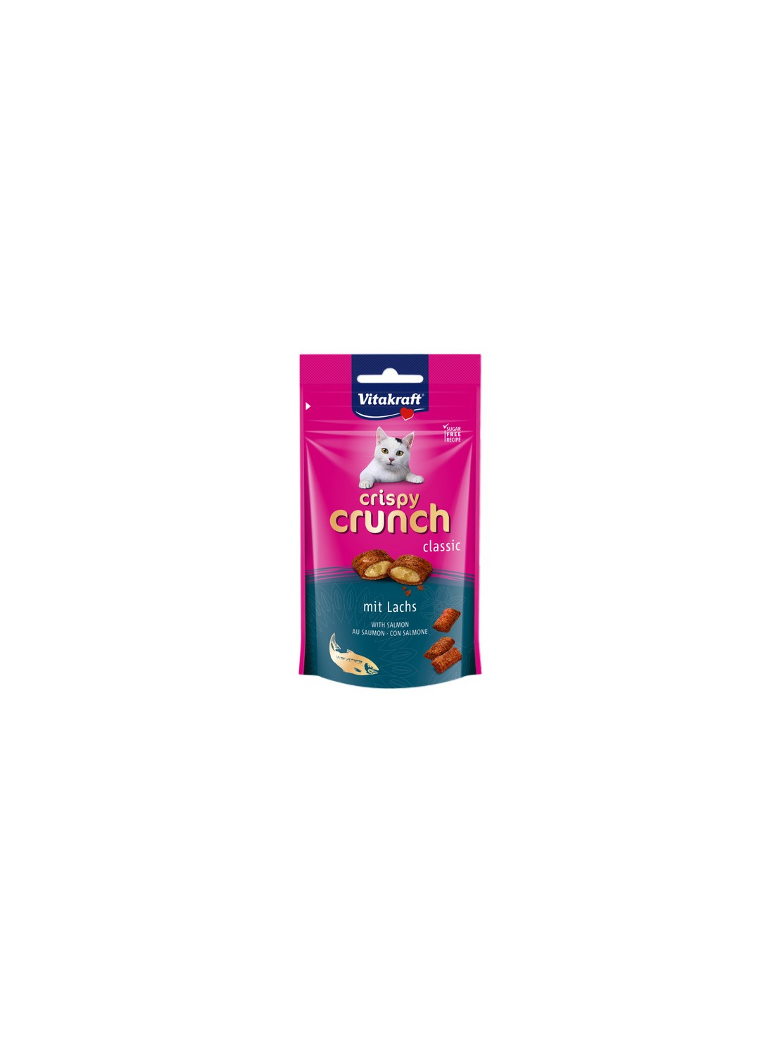 Vitakraft Cat Crispy Crunch łosoś 60g [2428815]