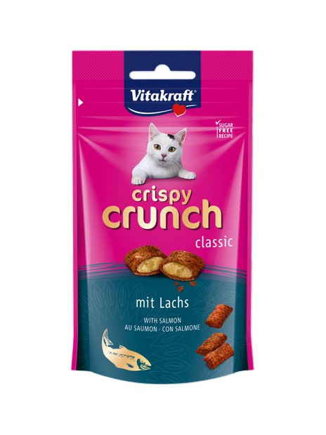 Vitakraft Cat Crispy Crunch łosoś 60g [2428815]
