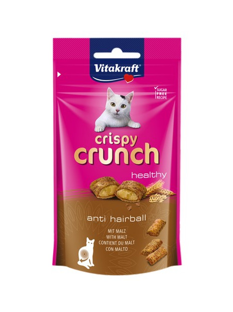 Vitakraft Cat Crispy Crunch Anti Hairball słód 60g [2428811]