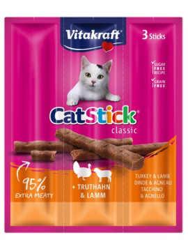 Vitakraft Cat Stick Classic Indyk i Jagnięcina 18g [18202]