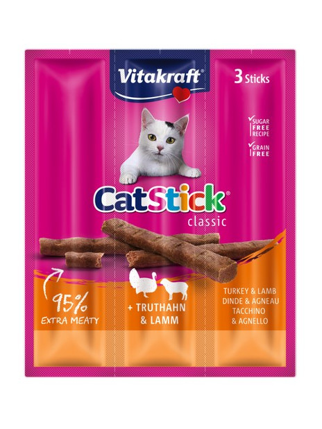 Vitakraft Cat Stick Classic Indyk i Jagnięcina 18g [18202]