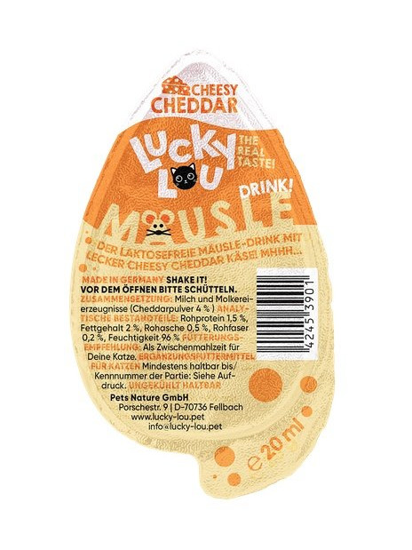 Lucky Lou Mausle Drink-Snack Cheddar 20ml