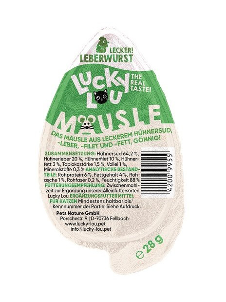 Lucky Lou Mausle Kiełbasa z wątróbki 28g