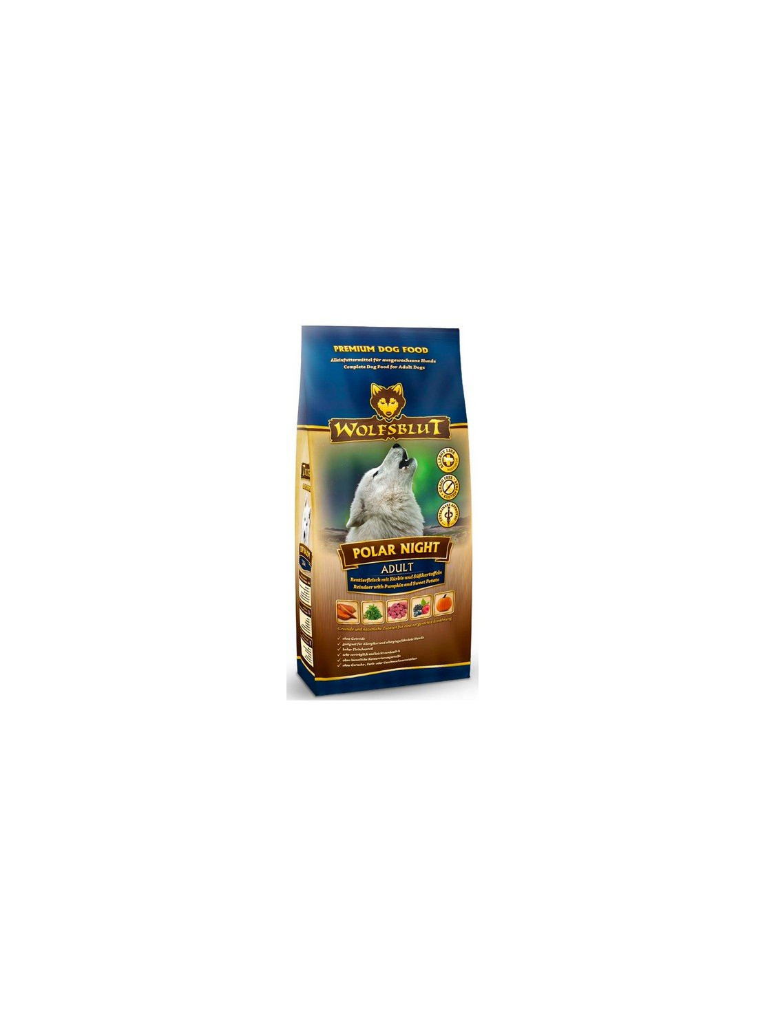 Wolfsblut Dog Polar Night - renifer i bataty 12,5kg