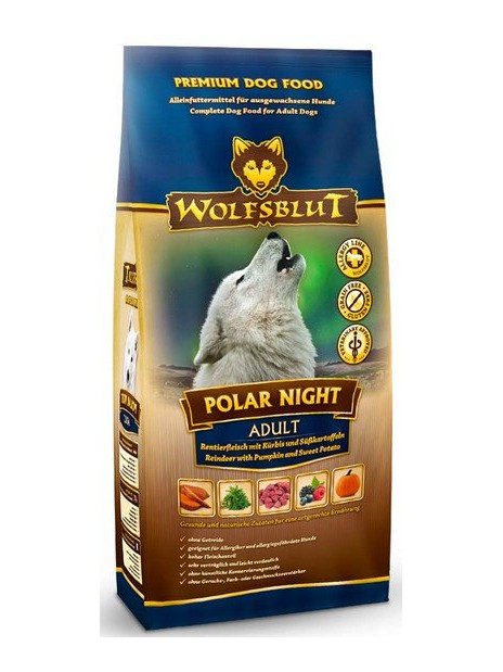 Wolfsblut Dog Polar Night - renifer i bataty 12,5kg