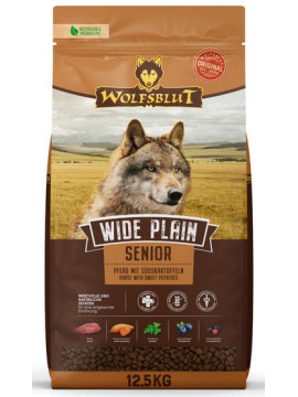Wolfsblut Dog Wide Plain Senior - konina i bataty 12,5kg