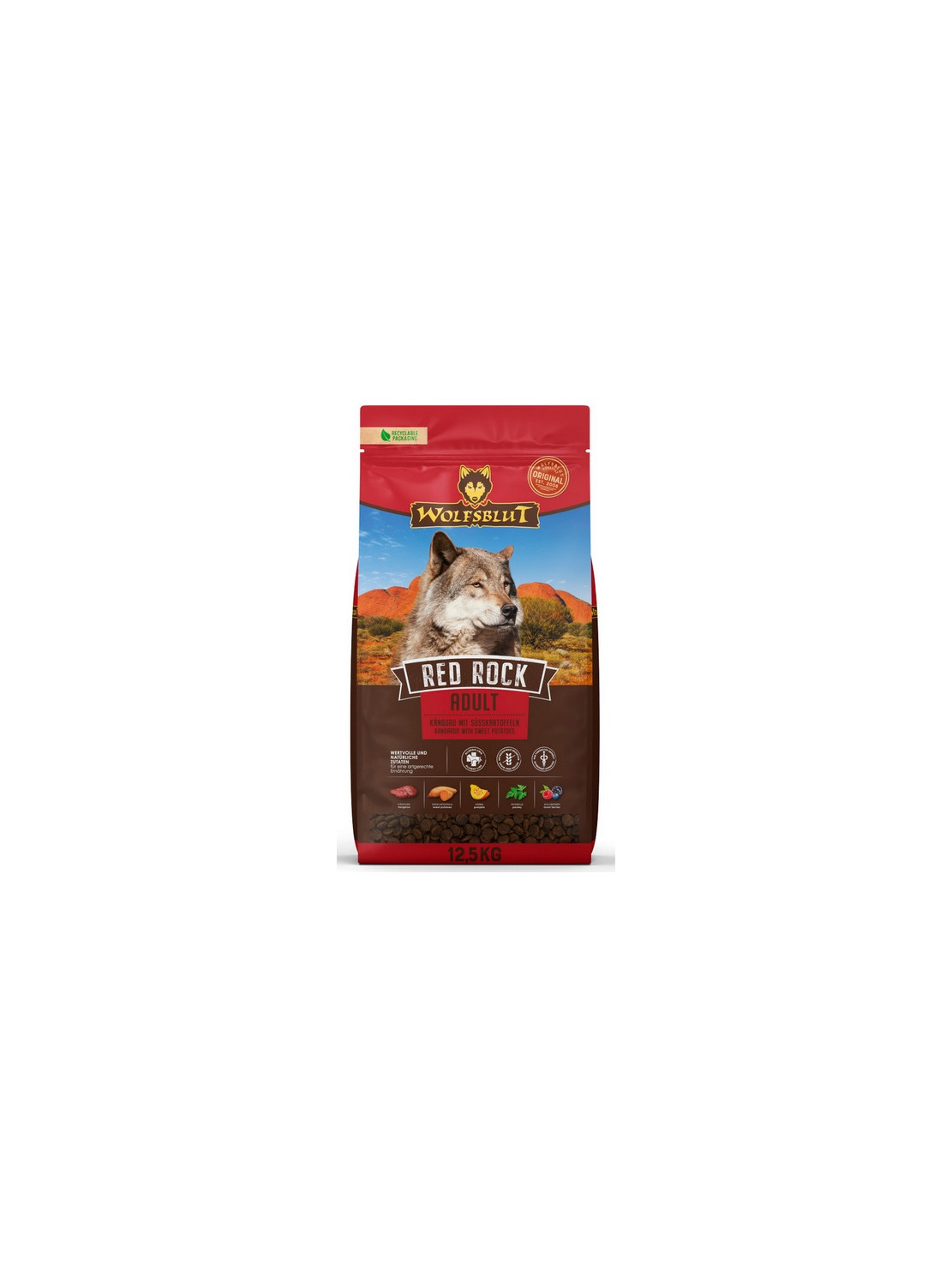 Wolfsblut Dog Red Rock - kangur i bataty 12,5kg