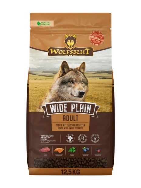 Wolfsblut Dog Wide Plain - konina i bataty 12,5kg
