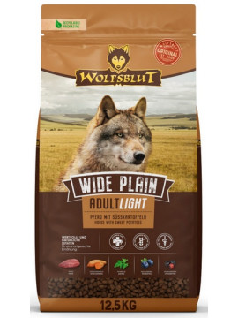 Wolfsblut Dog Wide Plain Adult Light - konina i bataty 12,5kg