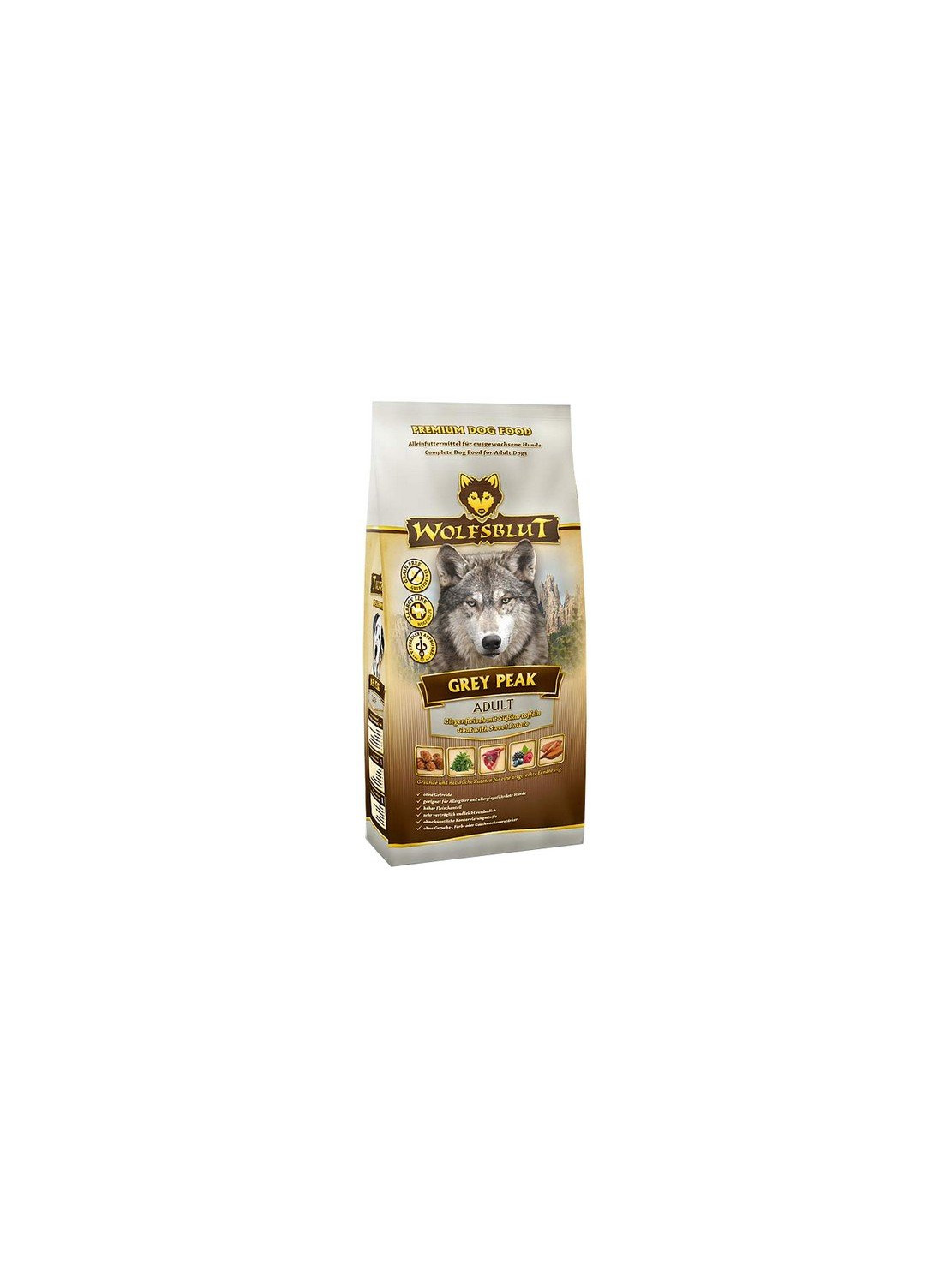 Wolfsblut Dog Grey Peak - koza i bataty 12,5kg