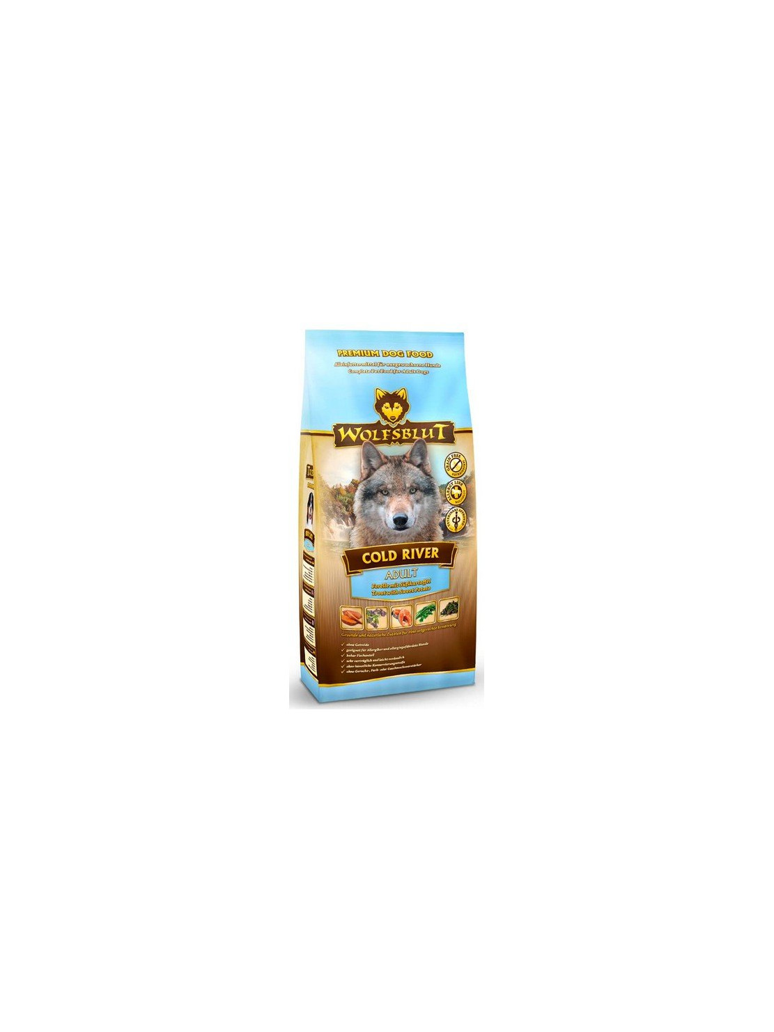 Wolfsblut Dog Cold River - pstrąg i bataty 12,5kg