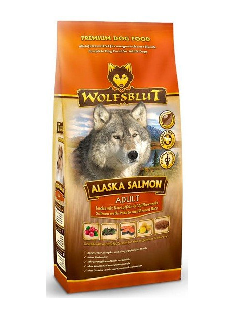 Wolfsblut Dog Alaska Salmon - łosoś i ryż 12,5kg