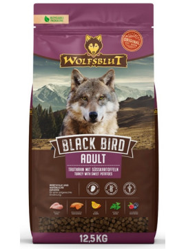 Wolfsblut Dog Black Bird Adult Large - indyk i bataty 12,5kg