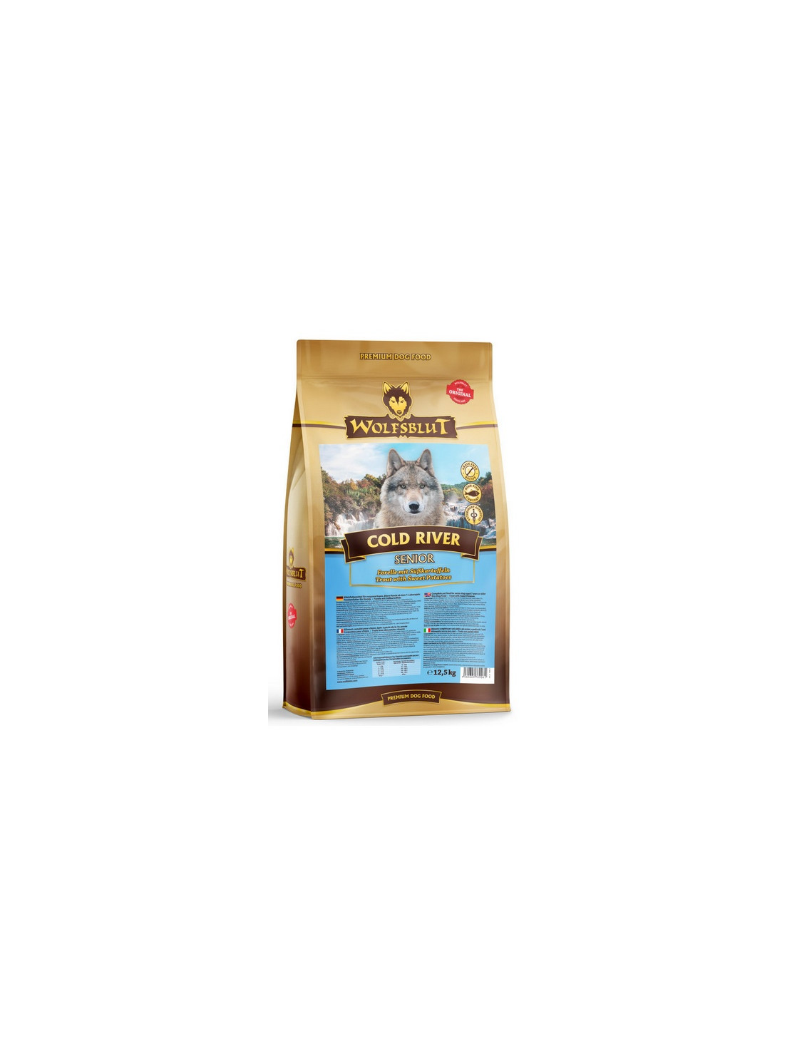 Wolfsblut Dog Cold River Senior - pstrąg i bataty 12,5kg