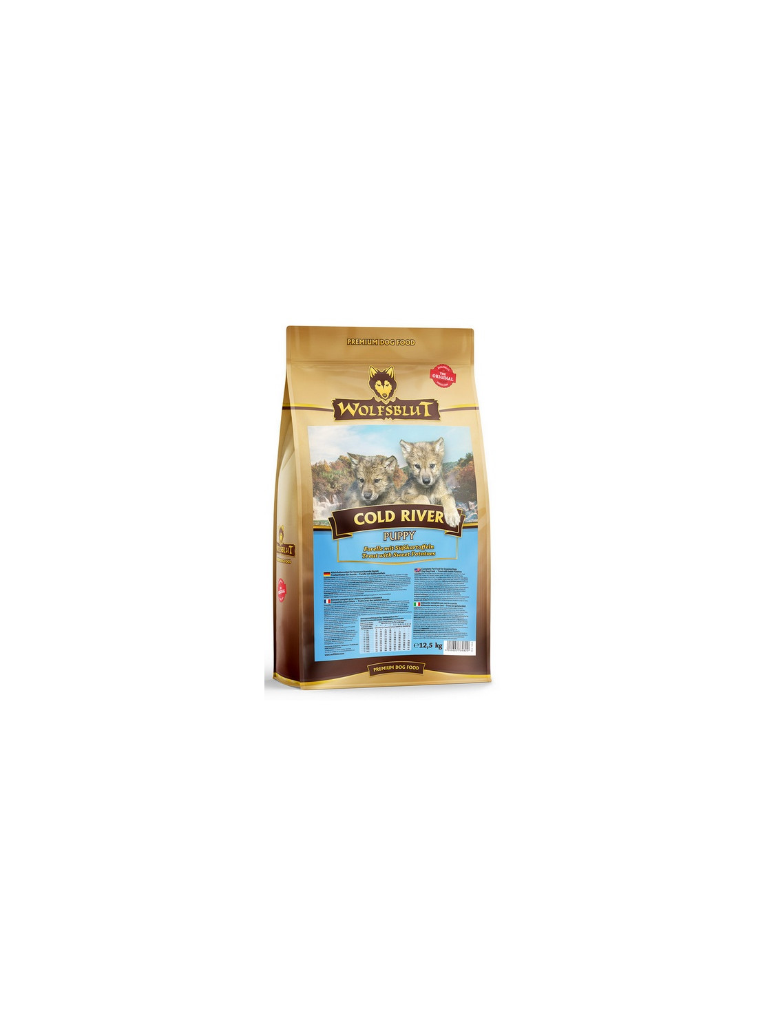 Wolfsblut Dog Cold River Puppy - pstrąg i bataty 12,5kg