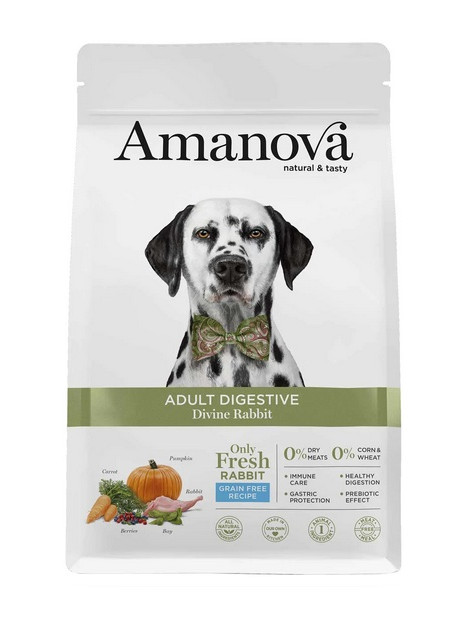Amanova Dog Adult Digestive Divine Rabbit - królik 10kg