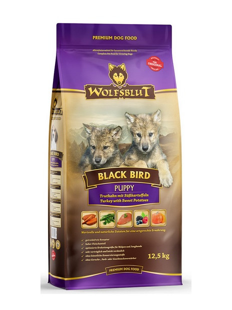 Wolfsblut Dog Black Bird Puppy - indyk i bataty 12,5kg