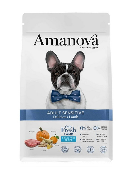 Amanova Dog Adult Sensitive Delicious Lamb - jagnięcina 10kg