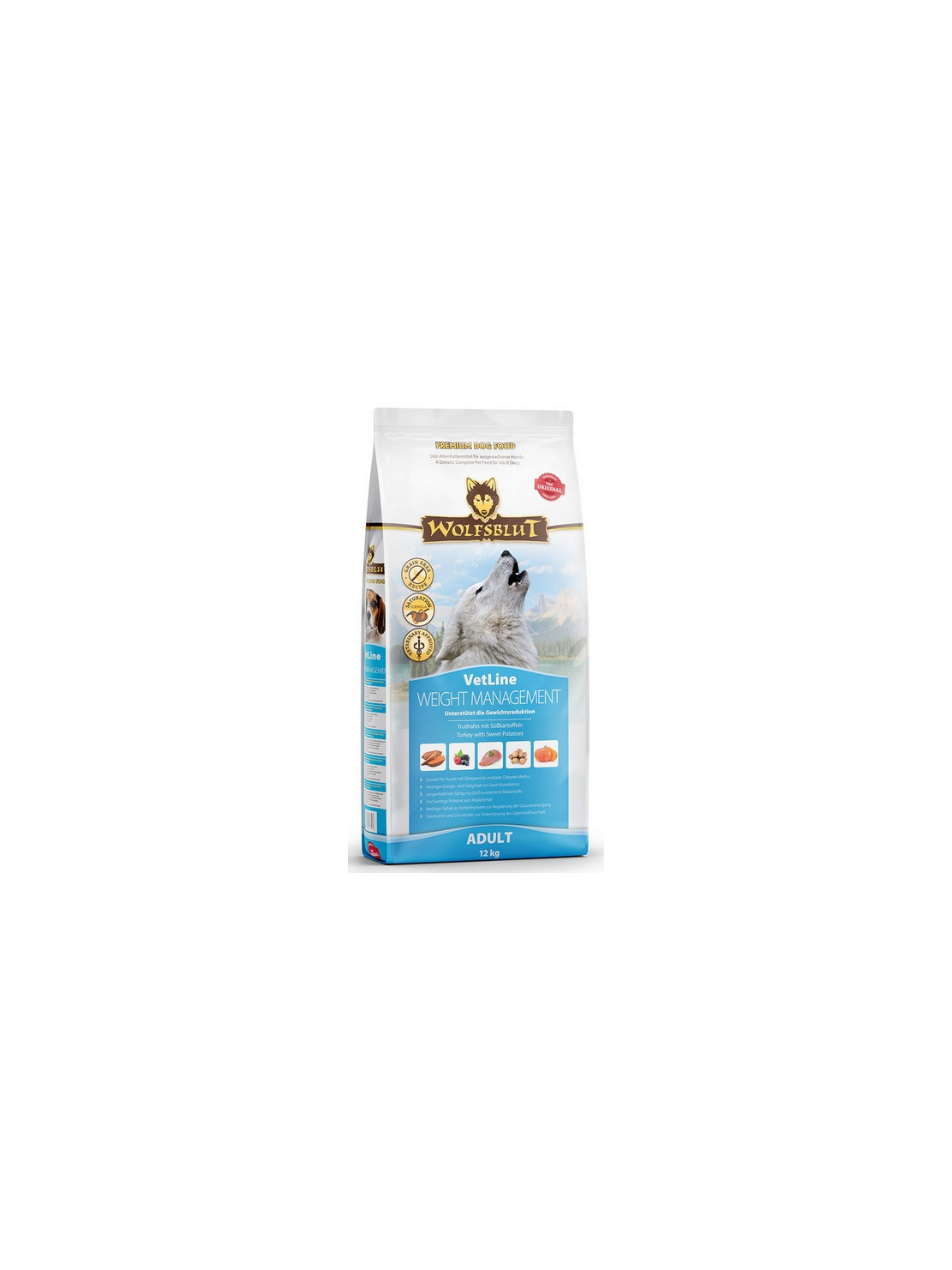 Wolfsblut Dog VetLine Weight Management - indyk i bataty 12kg