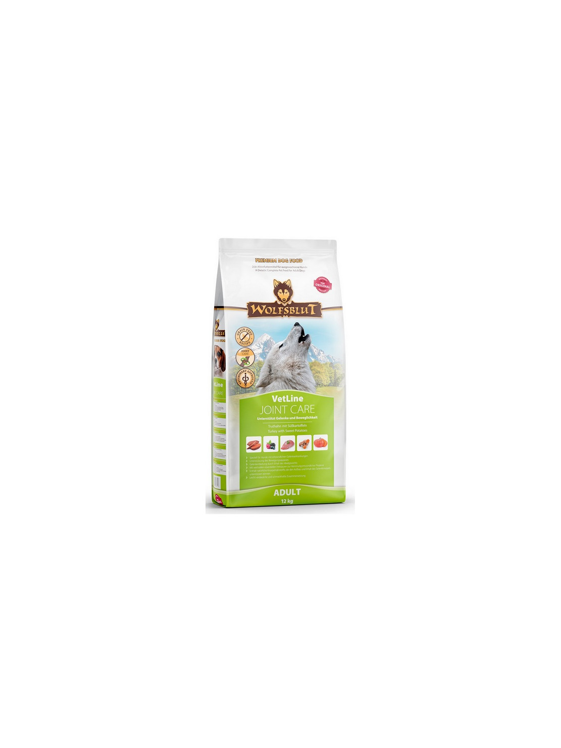 Wolfsblut Dog VetLine Joint Care - indyk i bataty 12kg