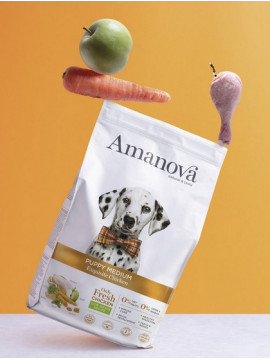 Amanova Dog Puppy Medium Exquisite Chicken - kurczak 12kg